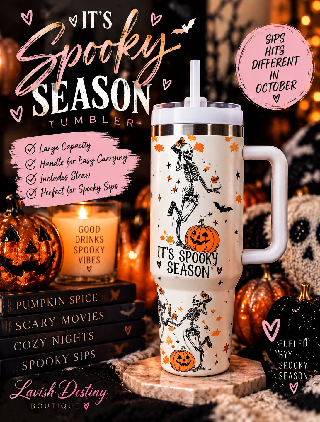 It’s Spooky Season Tumbler 🎃💀