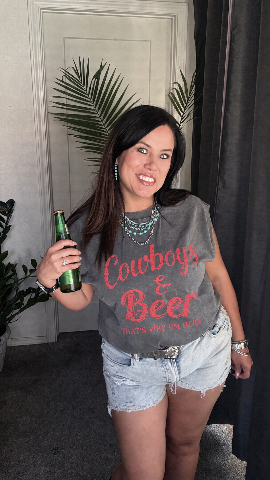 Cowboys & Beer Graphic Tee