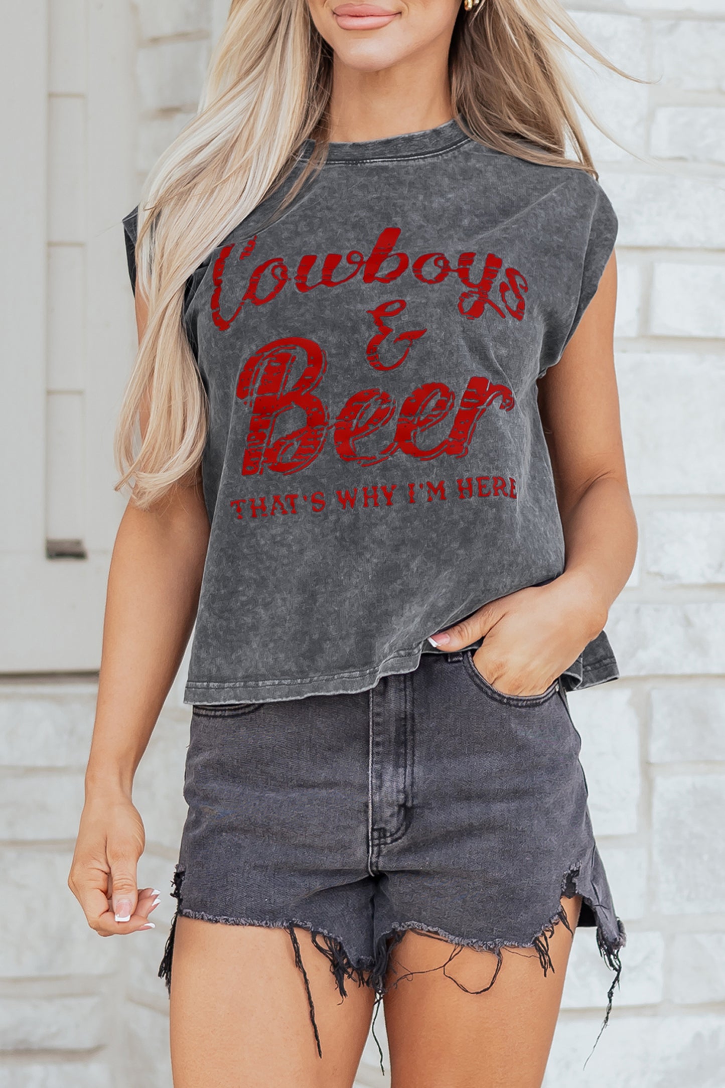 Cowboys & Beer Graphic Tee